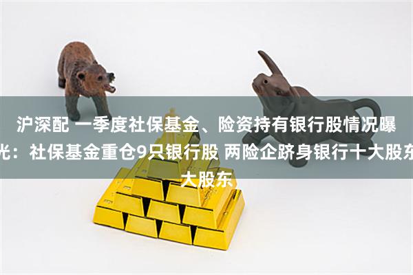 沪深配 一季度社保基金、险资持有银行股情况曝光：社保基金重仓9只银行股 两险企跻身银行十大股东