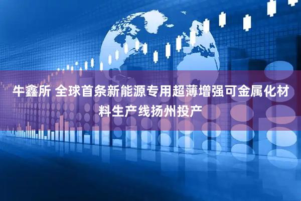 牛鑫所 全球首条新能源专用超薄增强可金属化材料生产线扬州投产