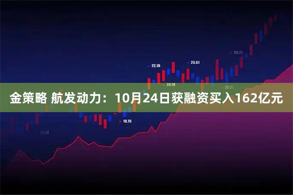 金策略 航发动力：10月24日获融资买入162亿元
